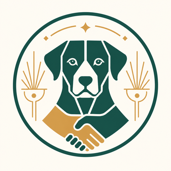 Hundepakt, Hund und Hand reichen sich die Pfote