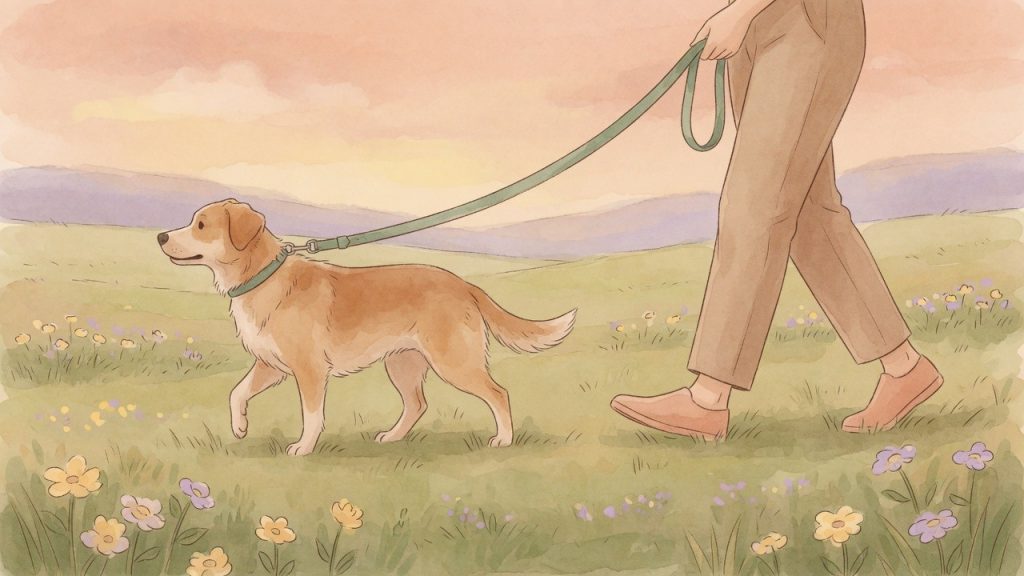 Hundetraining ohne leckerli: Hund an lockerer Leine, gewaltfreies Training