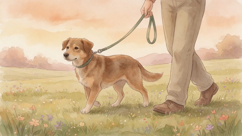 Hund verstehen: Hund an lockerer Leine, gewaltfreies Training