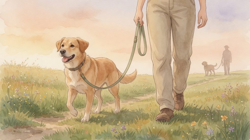 Hundebegegnungen meistern: Hund an lockerer Leine, gewaltfreies Training