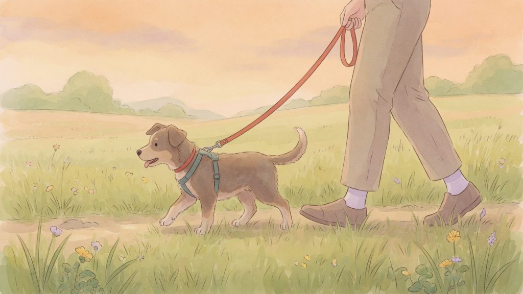Welpenerziehung von a bis z: Hund an lockerer Leine, gewaltfreies Training