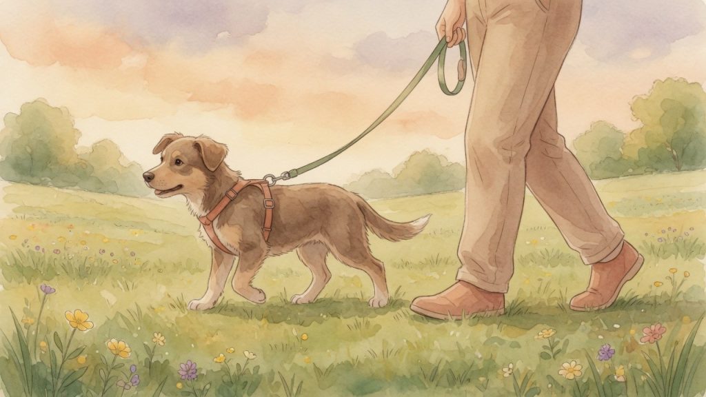 Welpentraining berlin: Hund an lockerer Leine, gewaltfreies Training